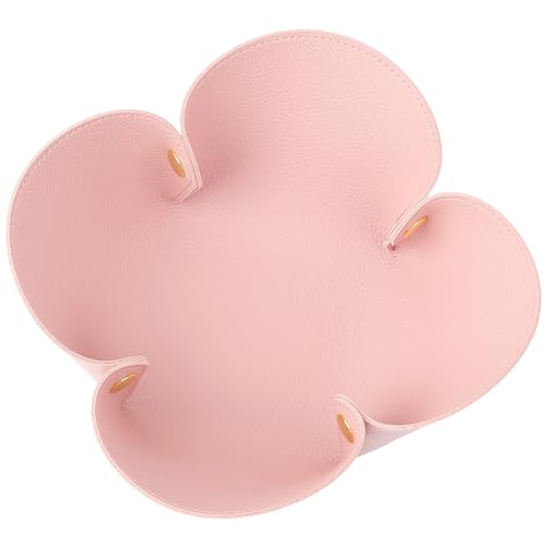 CREATCABIN Rosa Valet Tablett Schmuckschale Tablett PU Kunstleder Blume Heller Lachs Faltbarer Schreibtisch Nachttischkorb Tragbare Aufbewahrungsbox Für Ringe Halsketten Anhänger Schmuck 27x27cm CREATCABIN Rosa Valet Tablett Schmuckschale Tablett PU Kunstleder Blume Heller Lachs Faltbarer Schreibtisch Nachttischkorb Tragbare Aufbewahrungsbox Für Ringe Halsketten Anhänger Schmuck 27x27cm von CREATCABIN