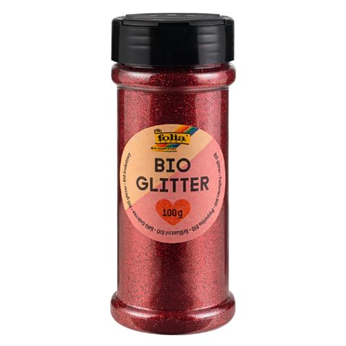 BIO Glitter/Glitzerstreu, 100g, Rot BIO Glitter/Glitzerstreu, 100g, Rot von CREATIV DISCOUNT