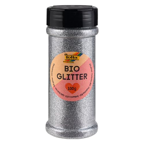 BIO Glitter/Glitzerstreu, 100g, Silber BIO Glitter/Glitzerstreu, 100g, Silber von CREATIV DISCOUNT