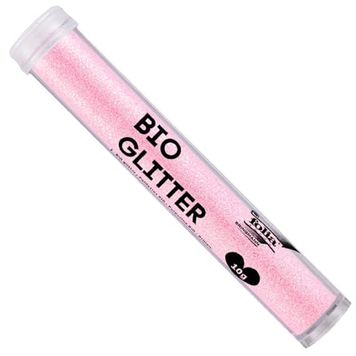 BIO Glitter/Glitzerstreu, 10g, Irisierend Rosa von CREATIV DISCOUNT