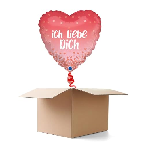 Ballongrüße Herz Ich Liebe Dich, rosa, 36x36cm, 2 Ballons Ballongrüße Herz Ich Liebe Dich, rosa, 36x36cm, 2 Ballons von CREATIV DISCOUNT