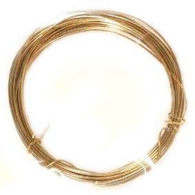 Basteldraht, Farbe Messing, Stärke 1,0mm, Länge 3m Basteldraht, Farbe Messing, Stärke 1,0mm, Länge 3m von CREATIV-DISCOUNT