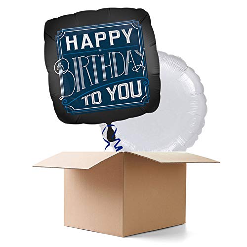 Ballongrüße/Geschenkballons/Ballonversand, Happy Birthday, 2 Ballons von CREATIV DISCOUNT