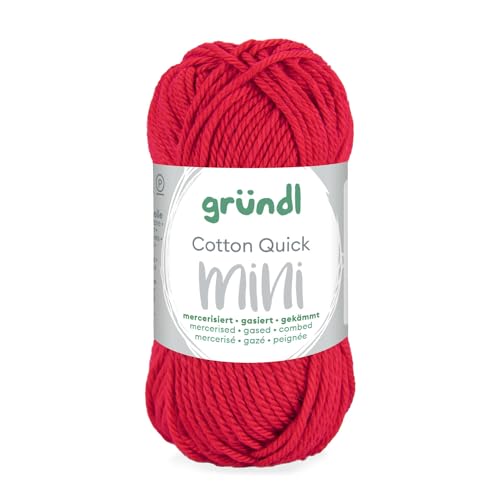 CREATIV DISCOUNT Baumwollgarn/Häkelgarn, Baumwolle-Cotton Mini, 15 g, Rot CREATIV DISCOUNT Baumwollgarn/Häkelgarn, Baumwolle-Cotton Mini, 15 g, Rot von CREATIV DISCOUNT