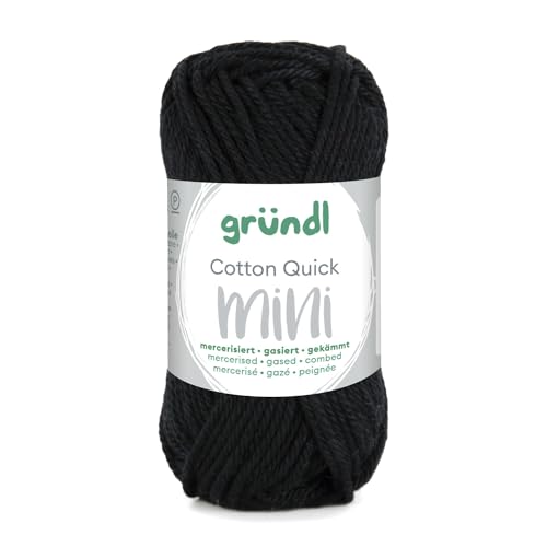 CREATIV DISCOUNT Baumwollgarn/Häkelgarn, Baumwolle-Cotton Mini, 15 g, Schwarz CREATIV DISCOUNT Baumwollgarn/Häkelgarn, Baumwolle-Cotton Mini, 15 g, Schwarz von CREATIV DISCOUNT