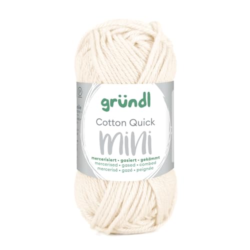 CREATIV DISCOUNT Baumwollgarn/Häkelgarn, Baumwolle-Cotton Mini, 15 g, Wollweiß CREATIV DISCOUNT Baumwollgarn/Häkelgarn, Baumwolle-Cotton Mini, 15 g, Wollweiß von CREATIV DISCOUNT