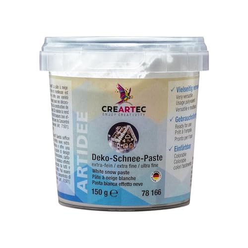 CREATIV DISCOUNT Deko-Schnee-Paste, extra-fein, 150 g, Weiss von CREATIV DISCOUNT