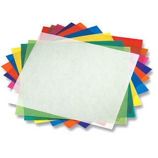 CREATIV DISCOUNT Faltblätter Transparentpapier, 15x15 cm, 500 Stück von CREATIV DISCOUNT