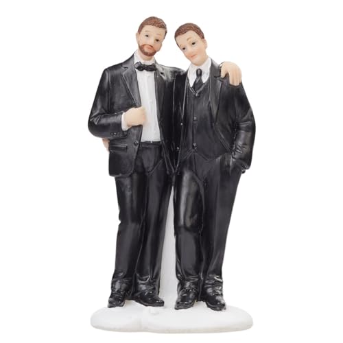 CREATIV DISCOUNT Hochzeits-Männerpaar, Größe ca. 11,5 cm von CREATIV DISCOUNT