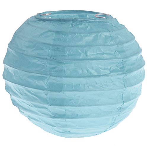 CREATIV DISCOUNT Lampion S, Ø 10 cm, himmelblau, 2 Stück von CREATIV DISCOUNT