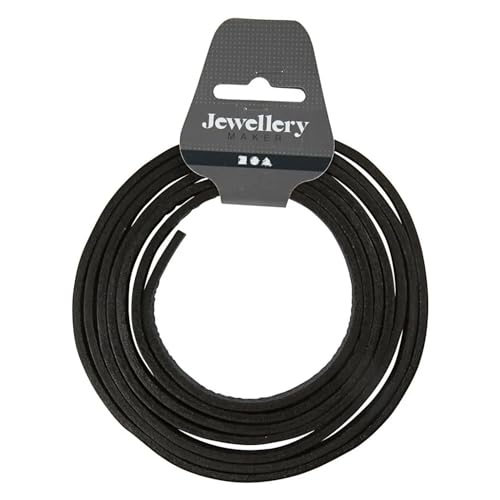 CREATIV DISCOUNT Lederband Schwarz, Breite 10 mm, Stärke 2 mm, Länge 2 m CREATIV DISCOUNT Lederband Schwarz, Breite 10 mm, Stärke 2 mm, Länge 2 m von CREATIV DISCOUNT