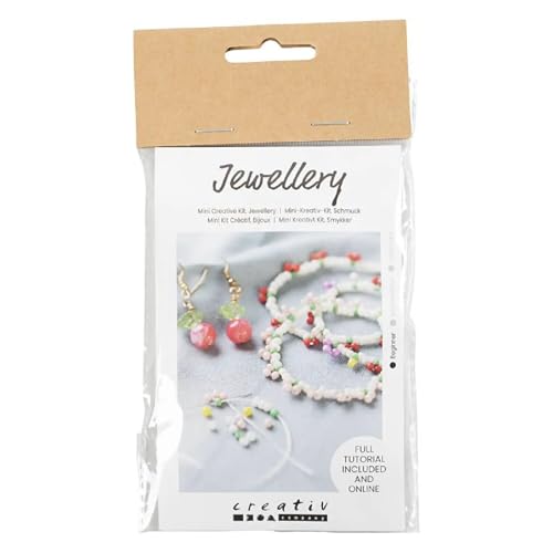 CREATIV DISCOUNT Mini Kreativ Set Schmuck, elastisches Armband und Ohrringe mit Glasperlen CREATIV DISCOUNT Mini Kreativ Set Schmuck, elastisches Armband und Ohrringe mit Glasperlen von CREATIV DISCOUNT