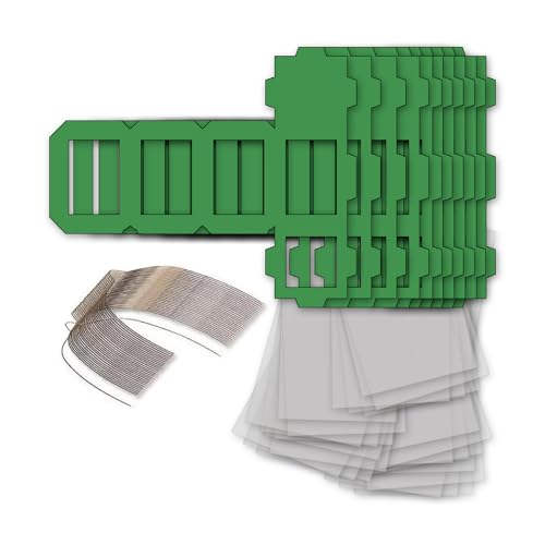 CREATIV DISCOUNT Mini-Laternen Bastelset mit 10 Grünen Rohlingen Eckig, 10 Laternenbügel, 25 Bogen Transparentpapier 15,5 x 37 cm, Ideal für 10 Kindergarten Martinslaternen 10 x 10 x 12 cm CREATIV DISCOUNT Mini-Laternen Bastelset mit 10 Grünen Rohlingen Eckig, 10 Laternenbügel, 25 Bogen Transparentpapier 15,5 x 37 cm, Ideal für 10 Kindergarten Martinslaternen 10 x 10 x 12 cm von CREATIV DISCOUNT