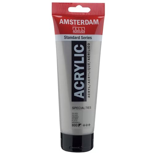 CREATIV DISCOUNT NEU Amsterdam Acrylfarbe 250ml, Silber CREATIV DISCOUNT NEU Amsterdam Acrylfarbe 250ml, Silber von CREATIV DISCOUNT