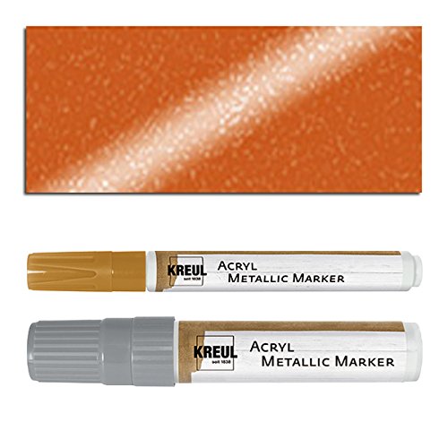 CREATIV DISCOUNT NEU Kreul Acryl Marker Metallic, 2-4mm Kupfer von CREATIV DISCOUNT