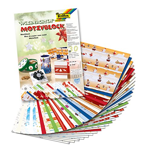 CREATIV DISCOUNT NEU Motivblock Weihnachten II 24x34 cm, 30 Bogen von CREATIV DISCOUNT