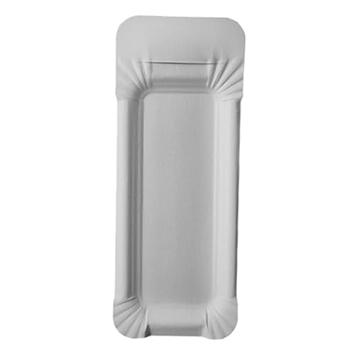 CREATIV DISCOUNT NEU Pappteller Pure eckig mit Anfasser/Wurstpappe, weiß, 8 x 21 cm, 25 Stück CREATIV DISCOUNT NEU Pappteller Pure eckig mit Anfasser/Wurstpappe, weiß, 8 x 21 cm, 25 Stück von CREATIV DISCOUNT