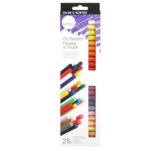 CREATIV DISCOUNT NEU Simply Pastellkreiden Set mit 25 Öl-Pastellkreiden von CREATIV DISCOUNT