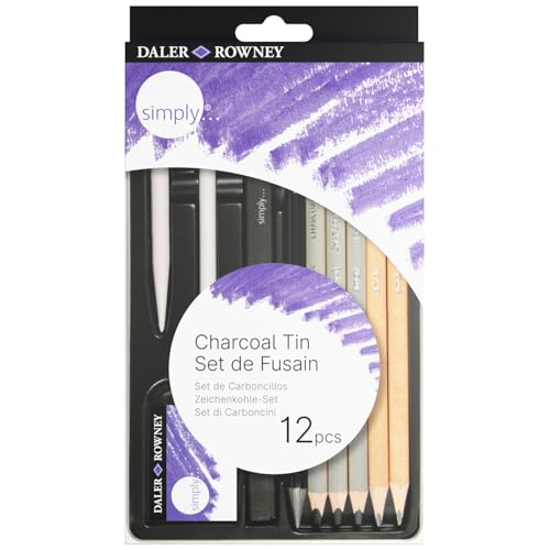 CREATIV DISCOUNT NEU Simply Zeichenkohle Set 12 Teile von CREATIV DISCOUNT