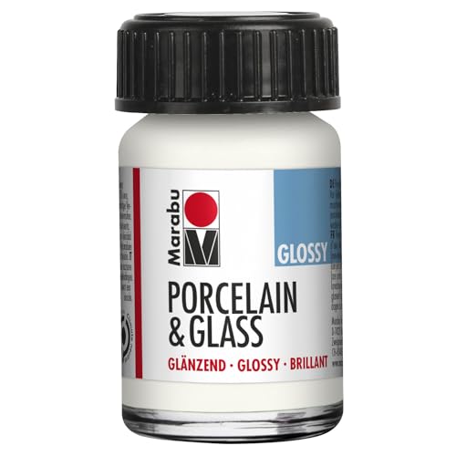 CREATIV DISCOUNT Porzellan- / Keramik- / Glasmalfarbe Glossy/Glänzend, 15 ml, Weiß CREATIV DISCOUNT Porzellan- / Keramik- / Glasmalfarbe Glossy/Glänzend, 15 ml, Weiß von CREATIV DISCOUNT