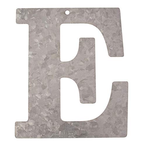 Creative Discount® Metall-Buchstabe verzinkt, 12x0,1cm, E von CREATIV DISCOUNT