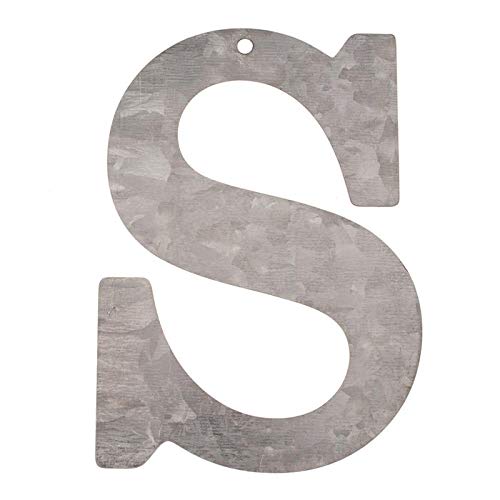 Creative Discount® Metall-Buchstabe verzinkt, 12x0,1cm, S von CREATIV DISCOUNT
