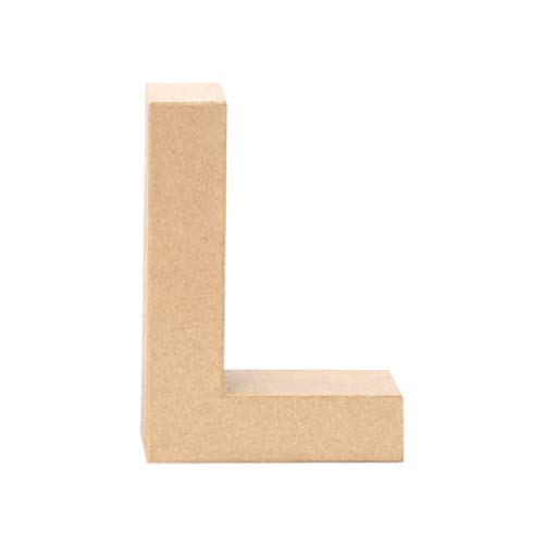 Creative Discount® Papp-Buchstabe L, 17,5x5,5cm von CREATIV DISCOUNT