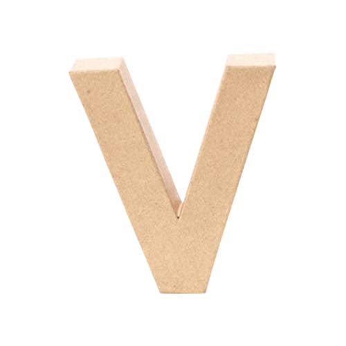 Creative Discount® Papp-Buchstabe V, 17,5x5,5cm von CREATIV DISCOUNT
