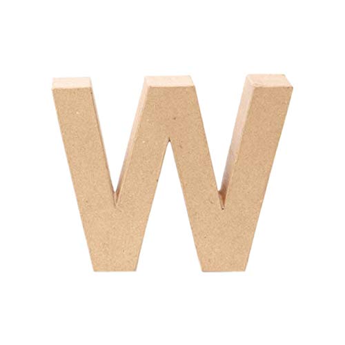 Creative Discount® Papp-Buchstabe W, 17,5x5,5cm von CREATIV DISCOUNT