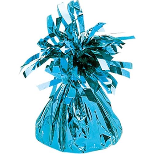 Gewicht für Heliumballon/Folienballon mit Folienfransen, Gewicht: ca. 170 g, Farbe: Baby Blau von CREATIV DISCOUNT