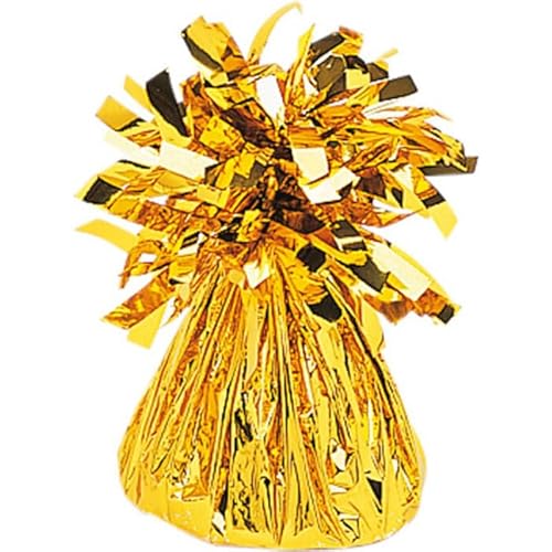 Gewicht für Heliumballon/Folienballon mit Folienfransen, Gewicht: ca. 170 g, Farbe: Gold Gewicht für Heliumballon/Folienballon mit Folienfransen, Gewicht: ca. 170 g, Farbe: Gold von CREATIV DISCOUNT