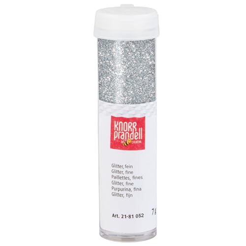 Glitter/Glitzer fein, 7 g, Hellsilber Glitter/Glitzer fein, 7 g, Hellsilber von CREATIV DISCOUNT