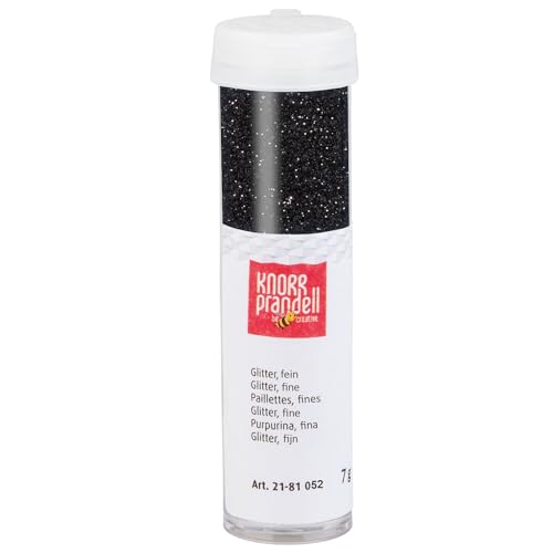 Glitter/Glitzer fein, 7 g, Schwarz Glitter/Glitzer fein, 7 g, Schwarz von CREATIV DISCOUNT