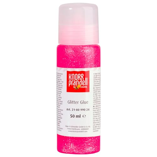 Glitterfarbe Glitter Glue, mit Linerspitze, 50 ml, Neonpink Glitterfarbe Glitter Glue, mit Linerspitze, 50 ml, Neonpink von CREATIV DISCOUNT