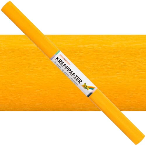 Krepppapier-Rollen, nassfest, 50 cm x 2,5 m, 1 Rolle, gelb Krepppapier-Rollen, nassfest, 50 cm x 2,5 m, 1 Rolle, gelb von CREATIV DISCOUNT