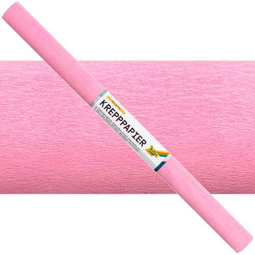 Krepppapier-Rollen, nassfest, 50 cm x 2,5 m, 1 Rolle, hellrosa Krepppapier-Rollen, nassfest, 50 cm x 2,5 m, 1 Rolle, hellrosa von CREATIV DISCOUNT