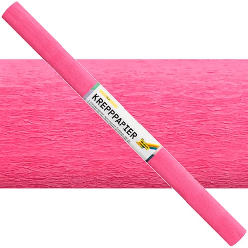Krepppapier-Rollen, nassfest, 50 cm x 2,5 m, 1 Rolle, pink Krepppapier-Rollen, nassfest, 50 cm x 2,5 m, 1 Rolle, pink von CREATIV DISCOUNT