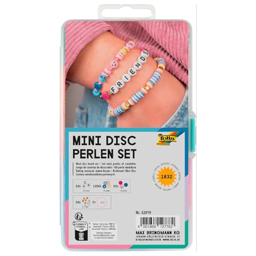 Mini Disc Perlen Set, Box mit 1832 Teilen sortiert Mini Disc Perlen Set, Box mit 1832 Teilen sortiert von CREATIV DISCOUNT