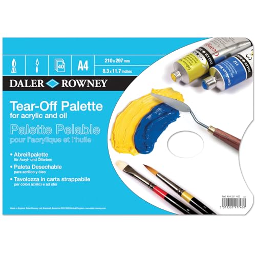 NEU Abreißpalette für Acryl- und Ölfarben A4 NEU Abreißpalette für Acryl- und Ölfarben A4 von CREATIV DISCOUNT