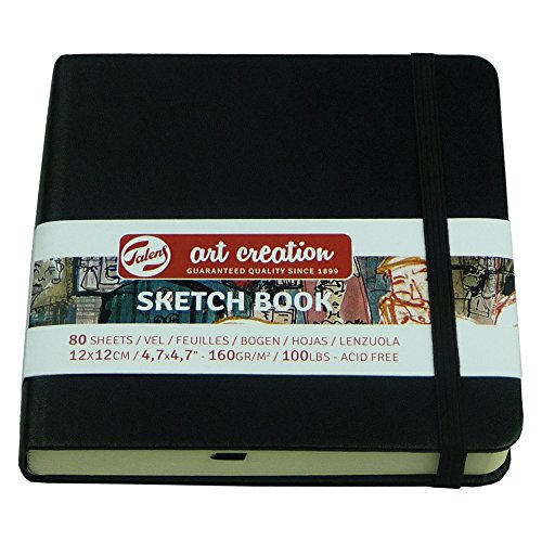 NEU Art Creation Sketch Book, 12x12cm, 80 Blatt, 140g/m² von CREATIV DISCOUNT