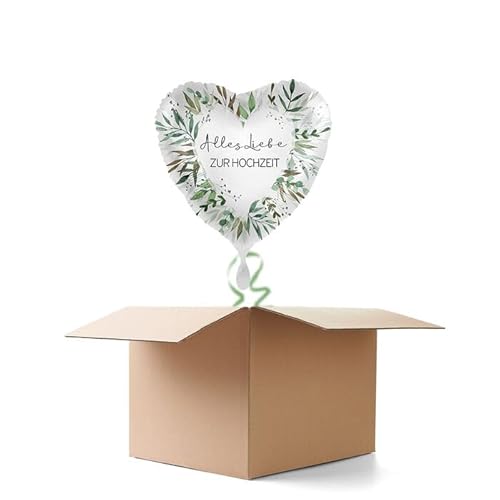 NEU Ballongrüße Alles Liebe zur Hochzeit, 1 Ballon von CREATIV DISCOUNT