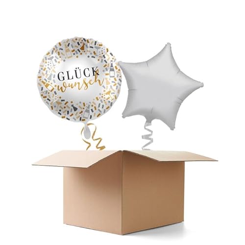 NEU Ballongrüße Glückwunsch, 2 Ballons NEU Ballongrüße Glückwunsch, 2 Ballons von CREATIV DISCOUNT