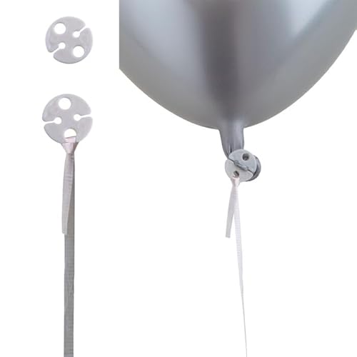 NEU Ballonverschlüsse mit Band, weiß, 100 Stück NEU Ballonverschlüsse mit Band, weiß, 100 Stück von CREATIV DISCOUNT