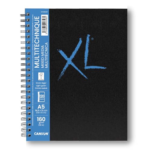 NEU Canson XL Mixed Media Skizzenbuch, Hochformat, spiralgebunden, DIN A5, 120 Seiten, 160 g/m² NEU Canson XL Mixed Media Skizzenbuch, Hochformat, spiralgebunden, DIN A5, 120 Seiten, 160 g/m² von CREATIV DISCOUNT