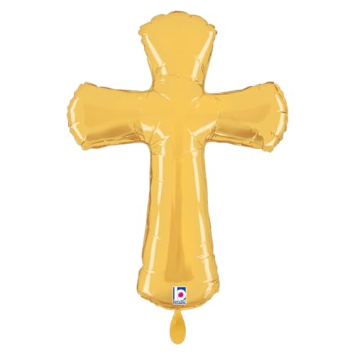 NEU Folienballon Goldenes Kreuz, 74x100cm NEU Folienballon Goldenes Kreuz, 74x100cm von CREATIV DISCOUNT