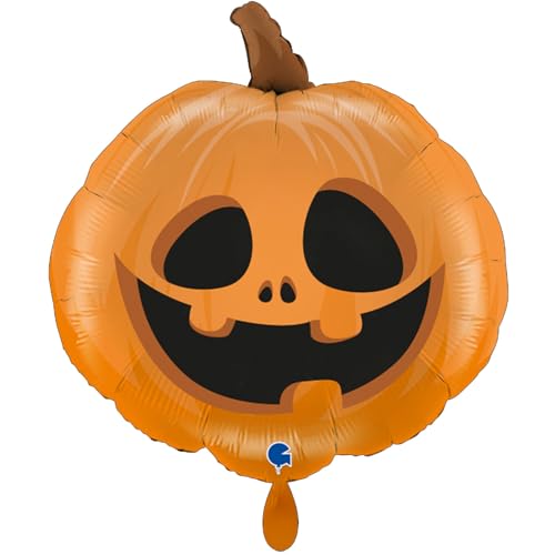NEU Folienballon Halloween Lachender Kürbis, orange, 53x57cm NEU Folienballon Halloween Lachender Kürbis, orange, 53x57cm von CREATIV DISCOUNT