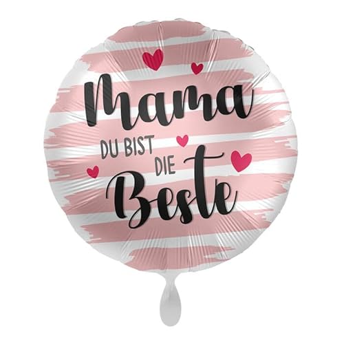 NEU Folienballon - Mama du bist die Beste - ca. 45cm Durchmesser von CREATIV DISCOUNT