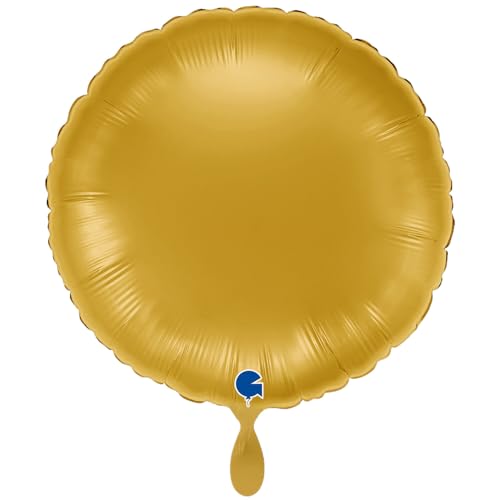 NEU Folienballon rund, ca. 38cm, unifarben, altgold NEU Folienballon rund, ca. 38cm, unifarben, altgold von CREATIV DISCOUNT