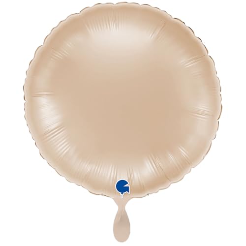 NEU Folienballon rund, ca. 38cm, unifarben, creme NEU Folienballon rund, ca. 38cm, unifarben, creme von CREATIV DISCOUNT