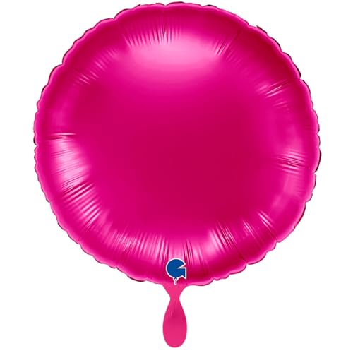 NEU Folienballon rund, ca. 38cm, unifarben, magenta NEU Folienballon rund, ca. 38cm, unifarben, magenta von CREATIV DISCOUNT